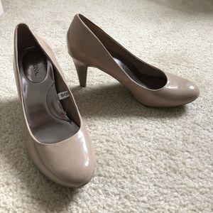 Nude kitten heels. Size 8.5